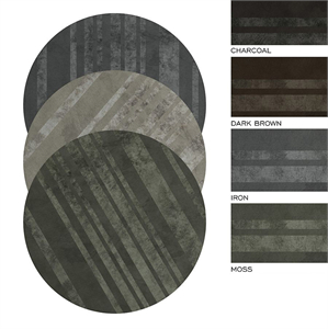 MINOTTI DIBBETS BARCODE round rug